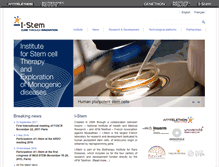 Tablet Screenshot of istem.eu